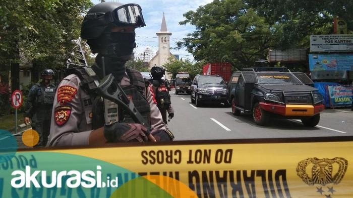 Pelaku Bom Bunuh Diri di Gereja Makassar Tewas, 9 Korban Masih Jalani Perawatan