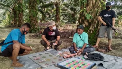 Didatangi Polisi, Penjudi Bola Guling di Berau Kocar-kacir di Kebun Sawit, Amankan Motor hingga Uang