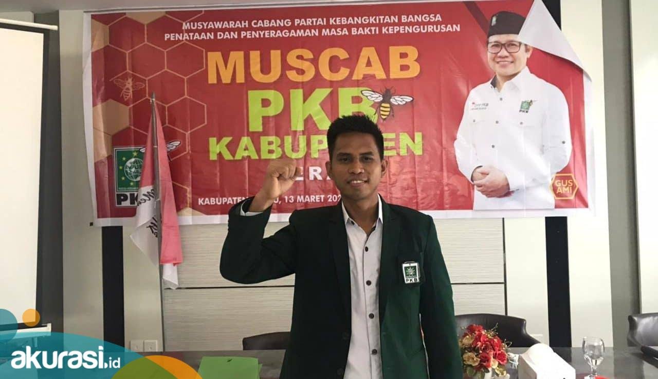 Sutomo Jabir Terpilih Ketua PKB Berau, Yakin Bisa Membesarkan Partai di Batiwakkal