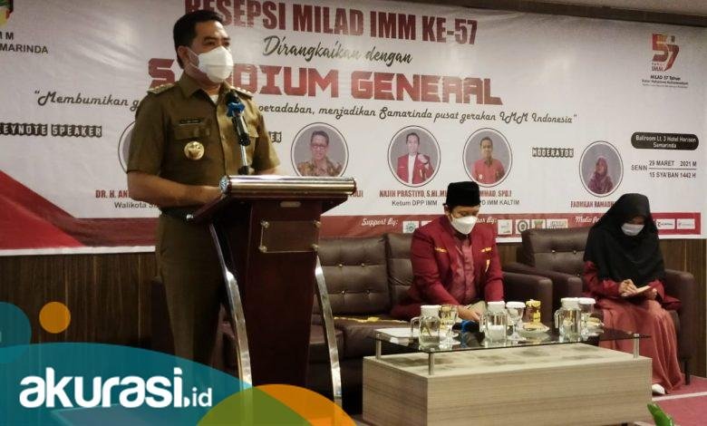 Milad ke-57 IMM, Andi Harun Tunggu Kontribusi Mahasiswa Muhammadiyah Dalam Membangun Daerah