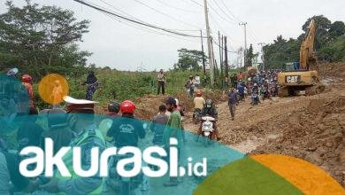 Jalan Trikora Mangkupalas Dihantui Longsor, Jalan Jadi Sempit dan Berlumpur, Aktivitas Masyarakat Terganggu