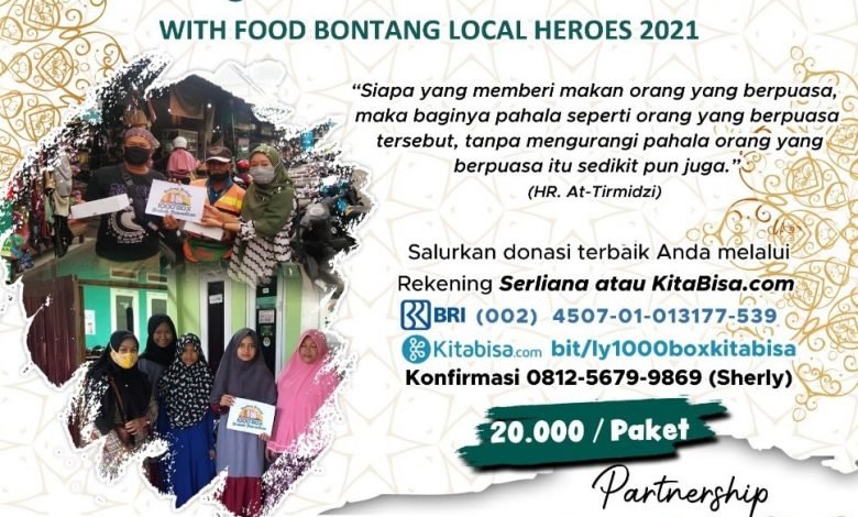 Gerakan 1000 Boks Berkah Ramadan dan Semangat The Power of Gotong Royong Kota Taman
