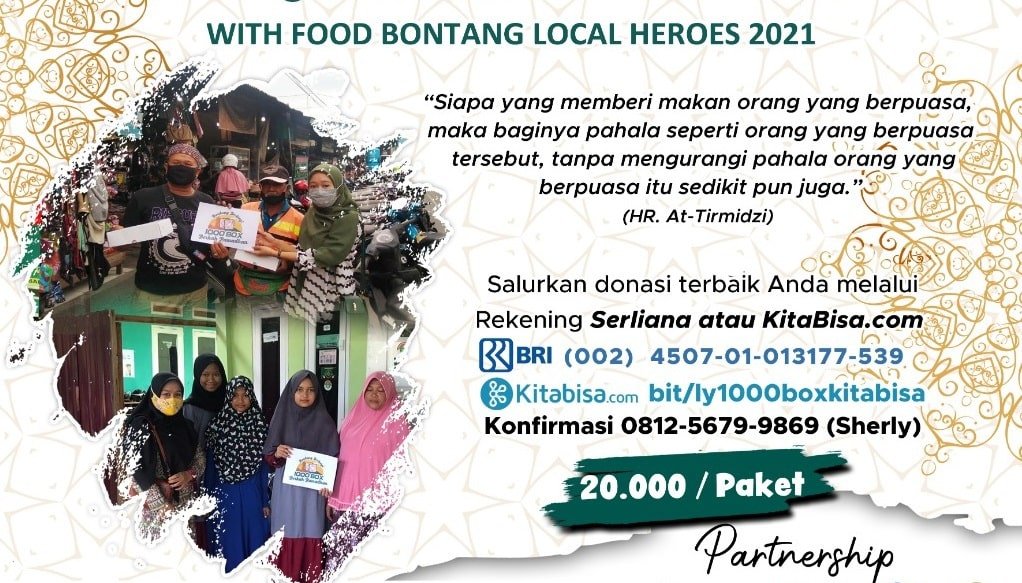Gerakan 1000 Boks Berkah Ramadan dan Semangat The Power of Gotong Royong Kota Taman 