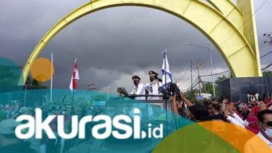 Basri-Najira Tiba Bontang, Disambut Penuh Antusias dan Langsung Diarak Keliling Bontang