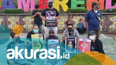 Kutuk Aksi Kekerasan Terhadap Jurnalis di Surabaya, Wartawan Kaltim Gelar Aksi Solidaritas Suarakan Kebebasan Pers