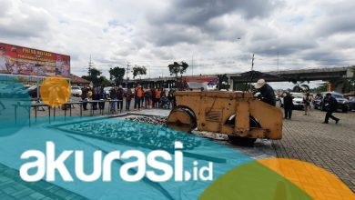 1.051 Botol Miras Dimusnahkan di Polresta Samarinda, Hasil Operasi Pekat Mahakam