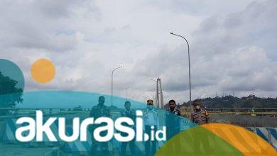 Halau Pengendara Nakal, Dishub Pasang Barier Beton 500 Kg di Jembatan Mahkota 2
