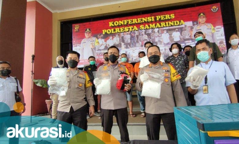 13 Kilogram Sabu-sabu Gagal Edar di Samarinda, Dua Pria Terancam Membusuk di Penjara