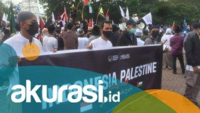 Gelar Aksi Bela Palestina, Ratusan Warga Berkumpul di Taman Samarendah