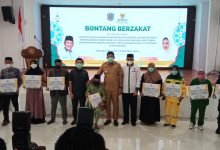 Baznas Berikan Santunan Ramadan kepada 1.594 Mustahik se-Kota Bontang