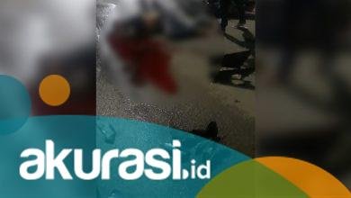 Pemotor Dihantam Fortuner, Darah Segar Berceceran di Depan SD YPK