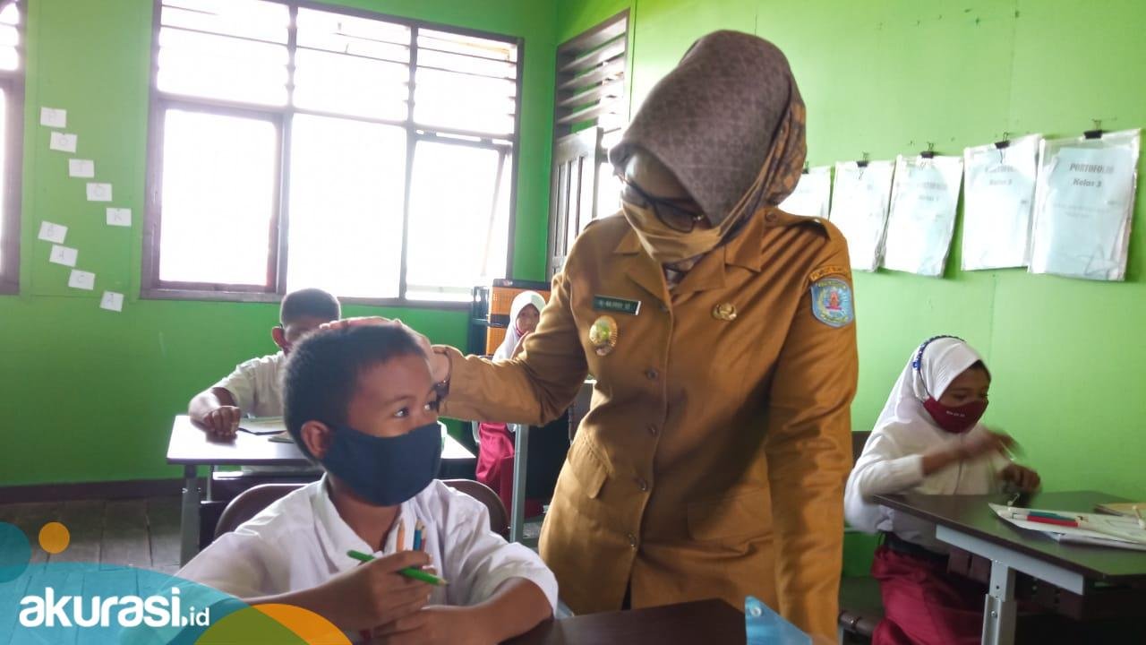 Saat PTM Urung Dilaksanakan, SD 015 Selangan Bontang Justru Sudah Jalankan Sekolah Tatap Muka