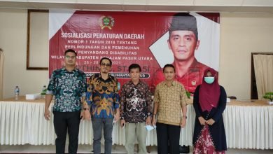 Kunjungi PPU, Marthinus Sosper Perda Perlindungan dan Hak Penyandang Disabilitas