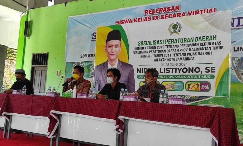 Ajak Masyarakat Berkontribusi Tingkatkan PAD Kaltim, Nidya Listiyono Edukasi Kemudahan Bayar Pajak