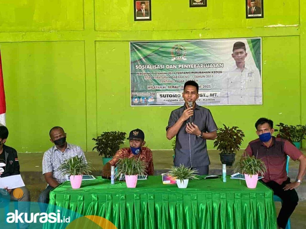Sosialisasi Perda Pajak, Sutomo Jabir Bertandang ke Berau, Paparkan Manfaatkan Pajak