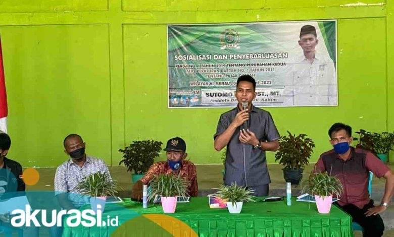 Sosialisasi Perda Pajak, Sutomo Jabir Bertandang ke Berau, Paparkan Manfaatkan Pajak