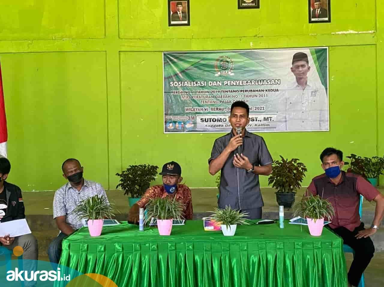 Sosialisasi Perda Pajak, Sutomo Jabir Bertandang ke Berau, Paparkan Manfaatkan Pajak