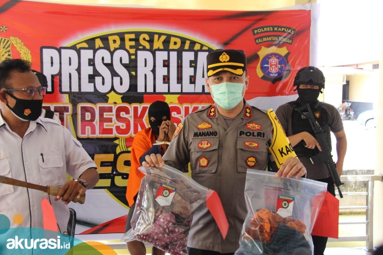 Tak Direstui Rujuk, Pemuda Kapuas Bunuh Mertua dan Anak Tiri
