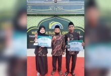 Raih Prestasi MTQ ke-42 Tingkat Kaltim, Dua Siswa Harumkan Nama SMP Vidatra