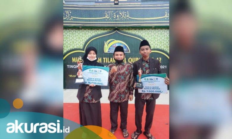 Raih Prestasi MTQ ke-42 Tingkat Kaltim, Dua Siswa Harumkan Nama SMP Vidatra