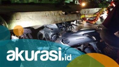 Pemotor Tewas Hantam Truk Parkir, Diduga Tak Fokus Berkendara