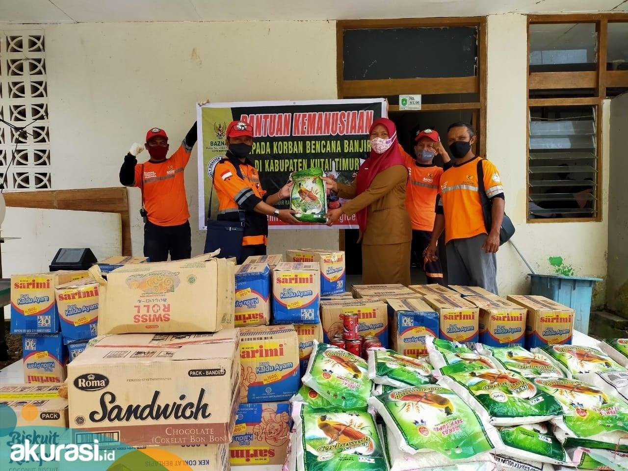 Baznas Bontang Salurkan Bantuan Korban Banjir di Kutim