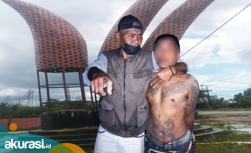Pelat Besi Perbatasan Samarinda-Kukar Dicuri, Warga dan Polisi Tangkap Pelaku
