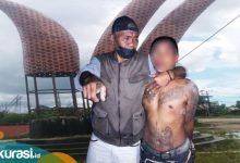 Pelat Besi Perbatasan Samarinda-Kukar Dicuri, Warga dan Polisi Tangkap Pelaku