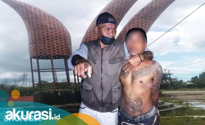 Pelat Besi Perbatasan Samarinda-Kukar Dicuri, Warga dan Polisi Tangkap Pelaku