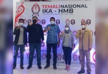 Temali Nasional IKA HMB Sukses, Kukuhkan 5 Presidium