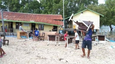 Wajah Pendidikan Pulau Gusung: Kala Satu-Satunya Sekolah “Panggung” Mimpi Puluhan Anak Pesisir Itu Runtuh (2)