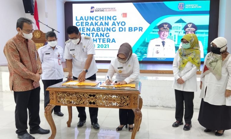 Launching Gerakan Ayo Menabung, Basri Rase Ajak ASN Menabung di BPR Bontang Sejahtera