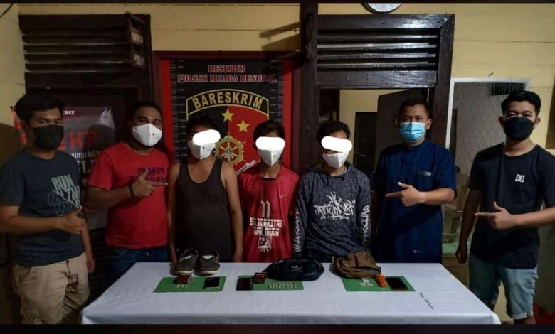 Narkoba Asal Bontang-Samarinda Beredar di Pelosok Kutim, 3 Warga Batu Ampar Diringkus Polisi