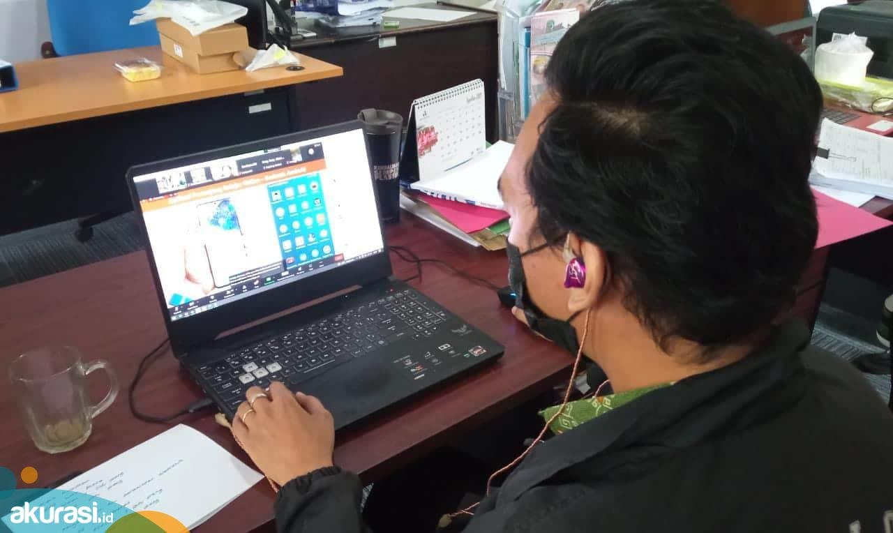 Edukasi Pelajar SLTP dan SLTA, DPK Bontang Gelar Webinar Manfaat Gadget untuk Belajar Daring 