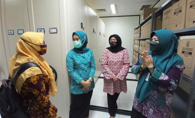 Verifikasi Lomba Gagas 2021, Lembaga Kearsipan Daerah DPK Apresiasi Pengelolaan Arsip di Disdikbud Bontang