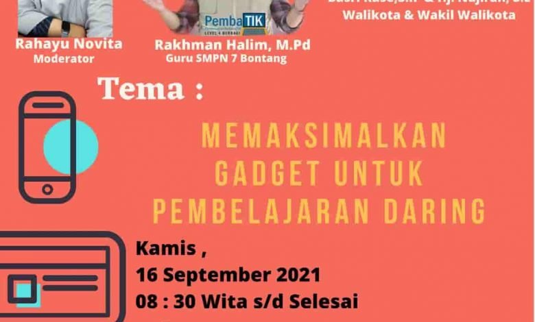 DPK Bontang Gelar Webinar Bertemakan Gadget, Sasar Pelajar SLTP dan SLTA