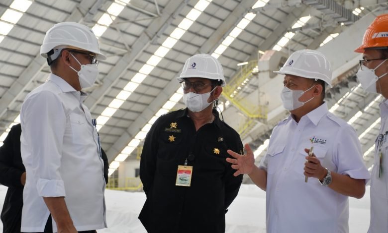 Sambangi Pupuk Kaltim, Menteri Pertanian Pastikan Stok dan Tingkatkan Kapasitas Produksi Pupuk