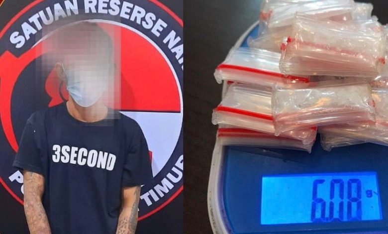 Pekerja Dinas Kebersihan Kutai Timur Nyambi Jualan Narkoba, Terancam 20 Tahun Penjara