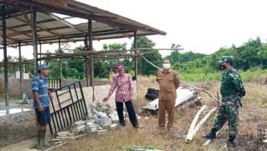 Kolaborasi dengan TNI di Pra TMMD, DPK Bontang Bangun Musala dan Pojok Baca di Nyerakat Kiri