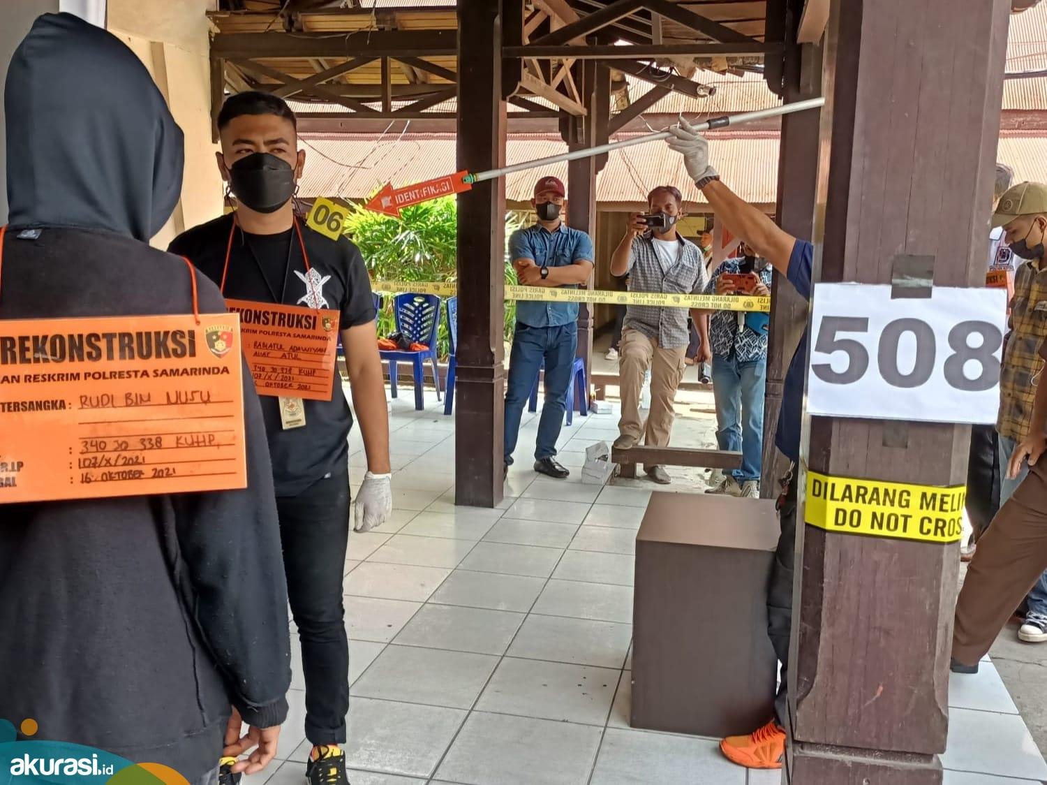 Rekonstruksi Pembunuhan di Kamar Hotel 508, Tersangka Lakoni 53 Adegan 