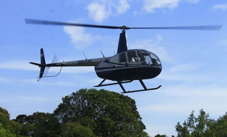 Helikopter Rombongan Jokowi Sambar Pohon di Rangkasbitung, 3 Warga Tertimpa