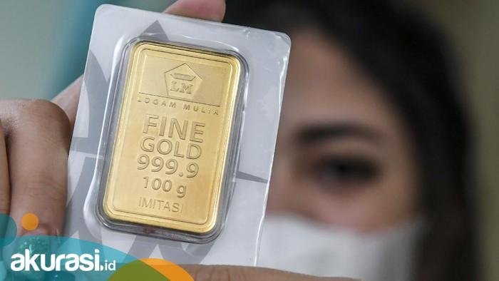 Harga Emas Antam Turun Hari Ini 22 Desember 2021