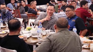 Agus Harimurti Yudhoyono saat makan malam bersama Kader Partai Demokrat Kaltim - Akurasi.id