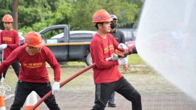 Lomba Pemadam Kebakaran Pupuk Kaltim, Bulan K3 Nasional 2022 - Akurasi.id