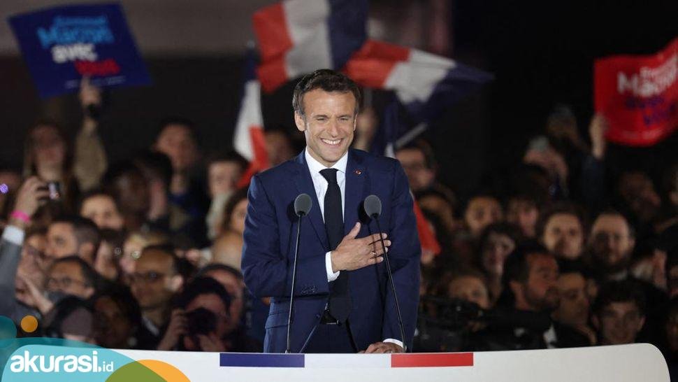 Macron Menangi Pilpres Prancis Putaran Kedua Kalahkan Le Pen