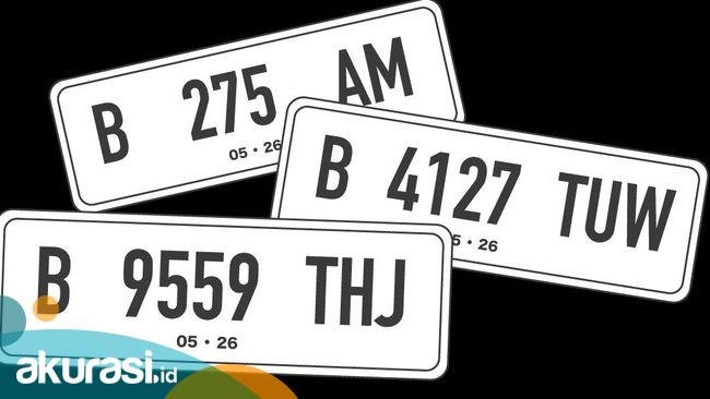 Serentak di Seluruh Indonesia, Pelat Nomor Putih Berlaku Bulan Depan