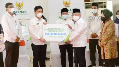 Wapres Serahkan Manfaat Program dan Beasiswa BPJS Ketenagakerjaan Senilai 2,2 Miliar Kepada Pekerja dan Keluarganya