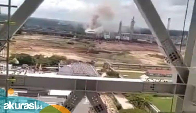 Ledakan Besar Hebohkan Warga Bontang, Diduga dari Pabrik Kaltim 5 PKT