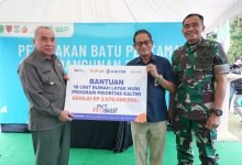 Sinergi dengan Pemprov Kaltim, PKT Salurkan Bantuan 18 Unit Rumah Layak Huni di Bontang