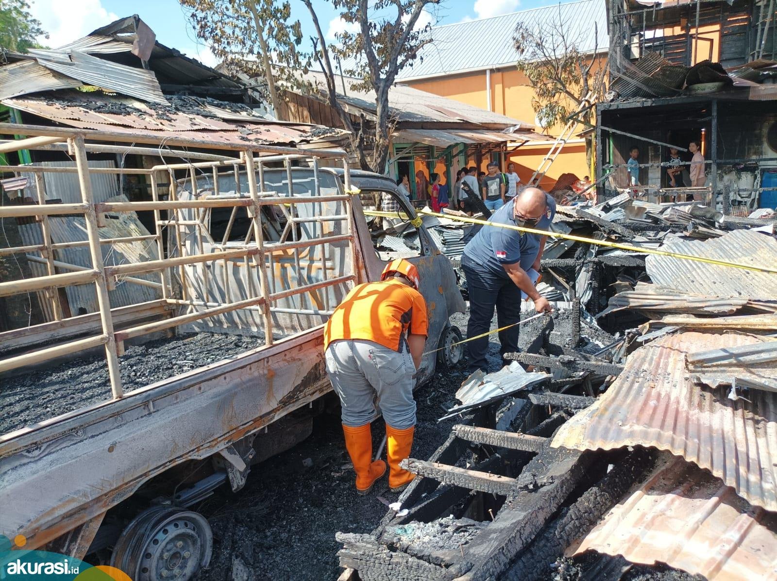 Diduga Mobil Pengetap BBM Sebabkan 6 Bangunan Ludes Terbakar, Pemilik Terancam Jadi Tersangka